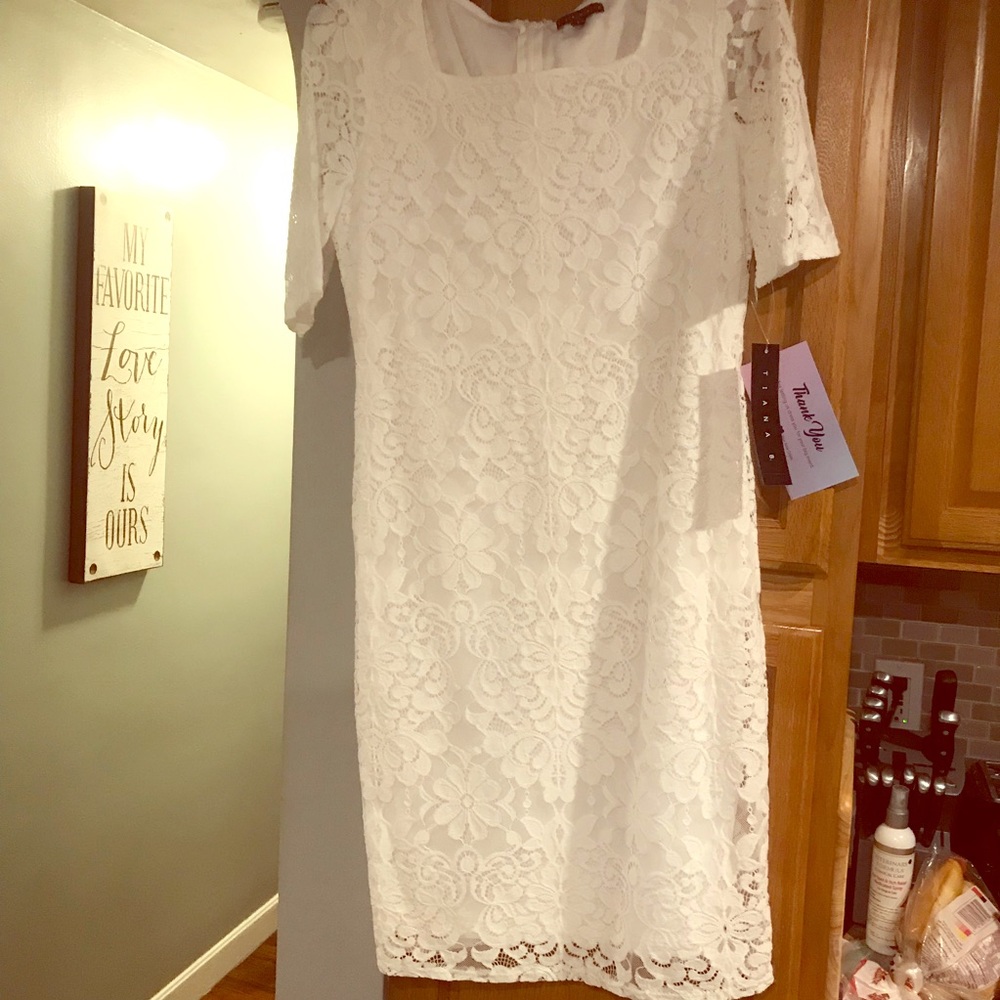 Brand new white dress